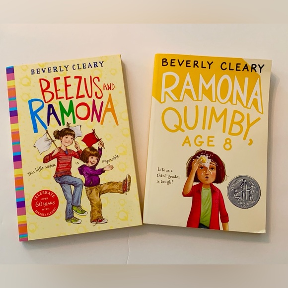 2 Beverly Cleary Books - Beezus and Ramona & Ramona Quimby, Age 8 - Picture 1 of 2